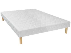 Conjunto Sommier + Colchão De Molas Ensacadas E Sobrecolchão Integrado 160X200 Cm - Altier Da Dreamea