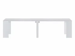 Consola Mesa Extensivel 12 Lugares, 6 Extensoes, Branco - Onega