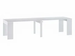 Consola Mesa Extensivel 12 Lugares, 6 Extensoes, Branco - Onega