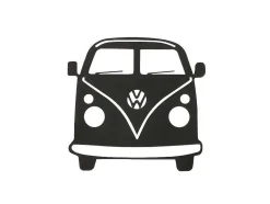 Decoração Metalica Minivan, Preto, 32X1,5X36 Cm, Epikasa