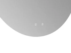 Espelho De Casa De Banho Oval Sem Moldura Antiembaciamento Com Leds, D90 Cm - Romula
