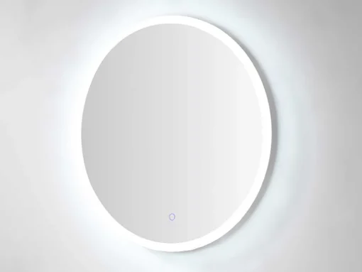 Espelho De Casa De Banho Redondo E Iluminação Com Leds Daniela - C 60 X A 60 Cm