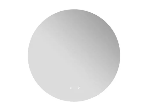 Espelho De Casa De Banho Oval Sem Moldura Antiembaciamento Com Leds, D90 Cm - Romula