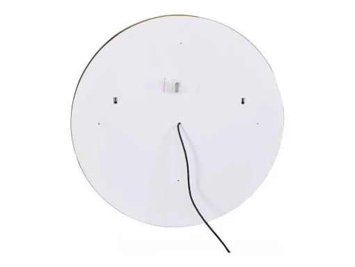 Espelho De Casa De Banho Luminoso Redondo Dourado Com Leds D80 Cm - Numea