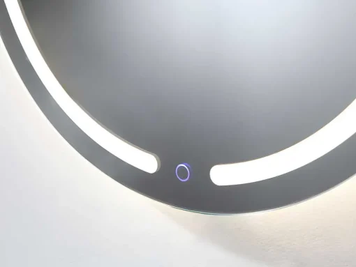 Espelho De Casa De Banho Redondo E Com Leds Nerea - C 60 X A 60 Cm