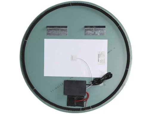 Espelho De Casa De Banho Oval Sem Moldura Antiembaciamento Com Leds, D90 Cm - Romula