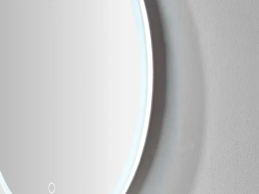 Espelho De Casa De Banho Redondo E Iluminação Com Leds Daniela - C 60 X A 60 Cm