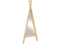 Espelho De Criança Estilo Tenda Em Madeira De Mindi De L. 55 X A. 120 Cm Cor Natural - Batam