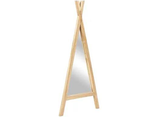 Espelho De Criança Estilo Tenda Em Madeira De Mindi De L. 55 X A. 120 Cm Cor Natural - Batam