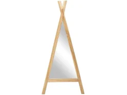 Espelho De Criança Estilo Tenda Em Madeira De Mindi De L. 55 X A. 120 Cm Cor Natural - Batam