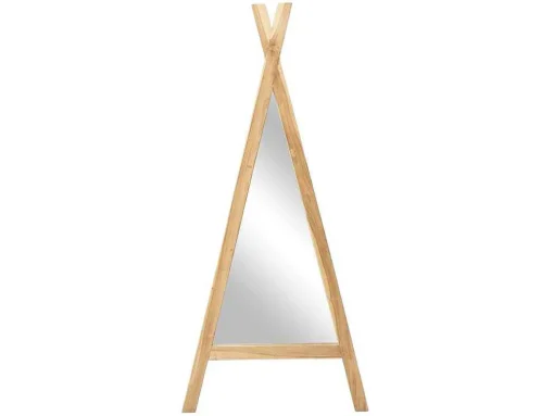 Espelho De Criança Estilo Tenda Em Madeira De Mindi De L. 55 X A. 120 Cm Cor Natural - Batam