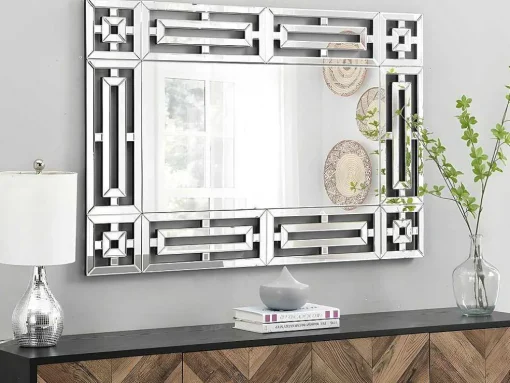 Espelho De Parede Em Inox De C. 120 X A. 80 Cm - Loaye