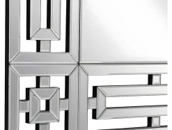 Espelho De Parede Em Inox De C. 120 X A. 80 Cm - Loaye