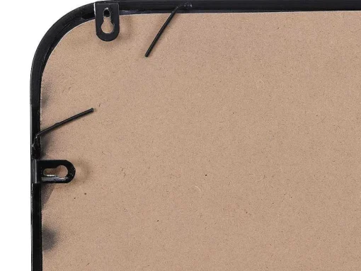 Espelho Estilo Janela Industrial Em Metal De C. 60 X A. 140 Cm Cor Preto - Sciara