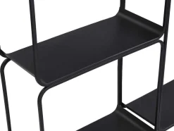 Estante, 5 Prateleiras, Metal Preto - Asunta