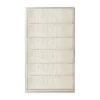 Estore De Barco Em Poliester E Linho - 90 X 180 Cm - Bege Mesclado - Dalini