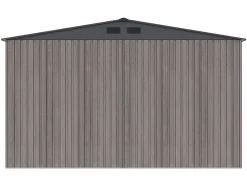 Garagem Em Aco Galvanizado Efeito Madeira Cinzenta 15,1 M - Neron