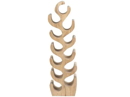 Garrafeira Em Madeira De Suar Para 12 Garrafas De C. 28 X L. 19 X A. 100 Cm Cor Natural - Guimaras