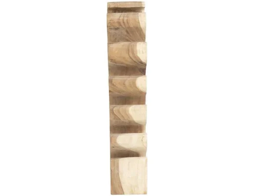 Garrafeira Em Madeira De Suar Para 12 Garrafas De C. 28 X L. 19 X A. 100 Cm Cor Natural - Guimaras