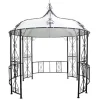 Gazebo De Jardim Tilcara Em Metal Feitio Ferro Forjado D300 X A290 Cm