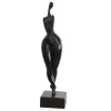 Grande Estátua Madison - Resina - C 12 X A 50 Cm - Preto