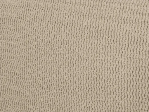 Grande Sofá De Canto Panorâmico Tecido Texturizado Bege - Pogni De Maison Cephy