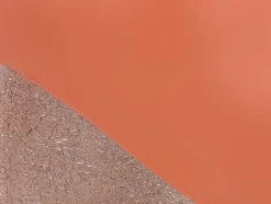 Grande Vaso Em Metal Esmaltado D. 30 X A. 82 Cm Terracota E Folha Acobreada - Perlin