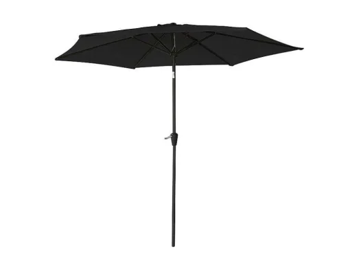 Hapuna Guarda-Chuva Redondo Recto 2,70M De Diametro Preto