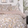 Jogo De Cama Algodao Estampagem Terrazzo, Capa De Edredão 220 X 240 Cm + 2 Fronhas 63 X 63 Cm Multicolor - Terazino