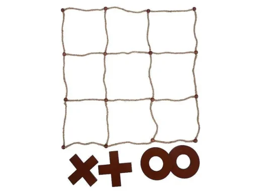 Jogo De Tabuleiro Gigante Jogo Do Galo C80 X L80 - Kindo