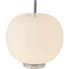 Lampada De Mesa Apple, Cromio, Branco, 30X30X35 Cm, Epikasa