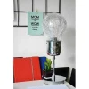 Lampada De Mesa Bulb, Cromio, 14,5X14,5X40 Cm, Epikasa