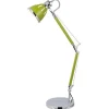 Lampada De Mesa Jerona, Verde, Cromado, 21X21X86 Cm, Epikasa