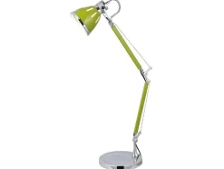 Lampada De Mesa Jerona, Verde, Cromado, 21X21X86 Cm, Epikasa