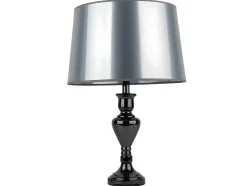 Lampada De Mesa Karma, Preto, Cromio, 40X40X58 Cm, Epikasa