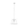 Lampada De Suspensao Amata, Branco, 27,5X27,5X110 Cm, Epikasa