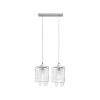 Lampada De Suspensao Gracja, Cromio, 33X13X130 Cm, Epikasa