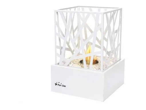 Lareira De Mesa A Etanol Com Design Em Aco Esmaltado
