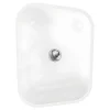 Lavatório Com Pe Retangular Em Solid Surface Cor Branco - Tilicho