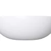 Lavatório De Casa De Banho Redondo Em Solid Surface De 40 Cm Cor Branco - Imja