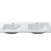 Lavatório De Encastrar Retangular Branco Em Ceramica 122 X 46,5 Cm - Motiac