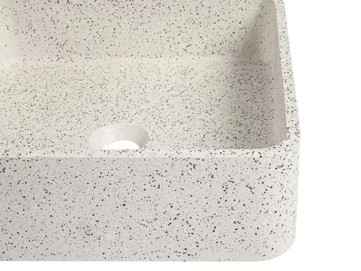 Lavatório De Pousar Quadrado Em Terrazzo C39 X L39 Cm - Stochi