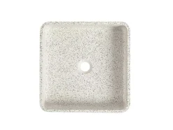 Lavatório De Pousar Quadrado Em Terrazzo C39 X L39 Cm - Stochi