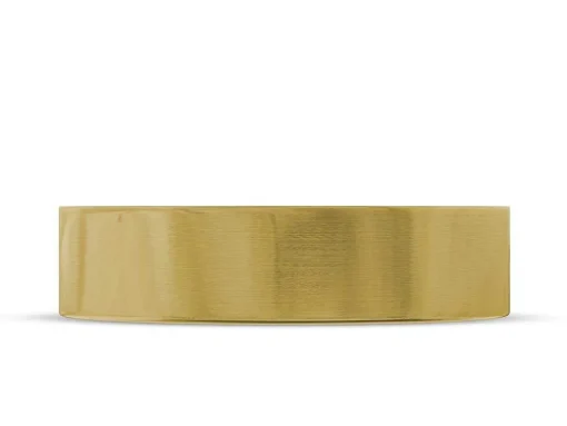 Lavatório De Pousar Redondo, Dourado Escovado, 38 Cm - Dechatel