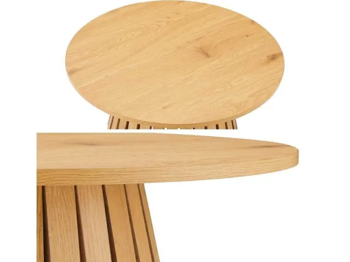Liv Mesa De Centro Redonda 80Cm De Estilo Escandinavo