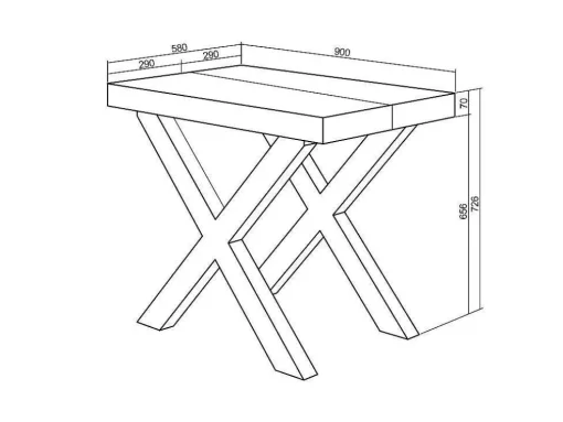 Mesa Consola Extensivel, 300, Para 14 Péssoas, Pés De Madeira, Carvahlo