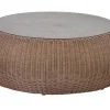 Mesa De Centro De Jardim Em Resina Entrancada Caramelo - Whiteheaven