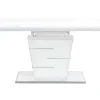 Mesa De Jantar Extensivel De 6 A 8 Lugares - Mdf Lacado A Branco - Amelle