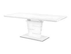 Mesa De Jantar Extensivel De 6 A 8 Lugares - Mdf Lacado A Branco - Amelle