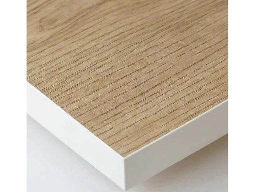 Mesa De Sala De Jantar, 6 Péssoas, 140, Robusto E Estavel Gracas A Sua Estrutura E Pernas Solidas, Oak E Branca, Industrial